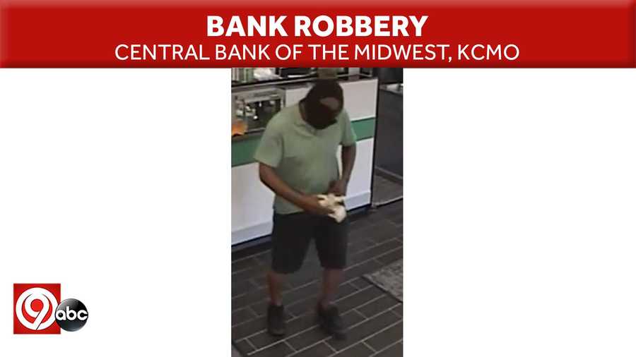 Man sought in bank robbery Friday on Wornall Road