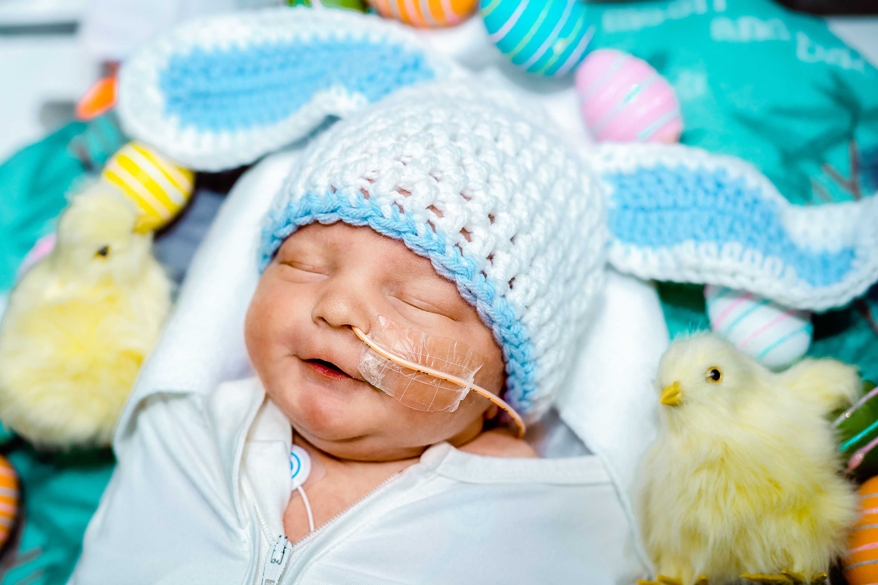 LOOK: Baptist Health newborns dressed as cute little bunnies for spring  themed photo shoot