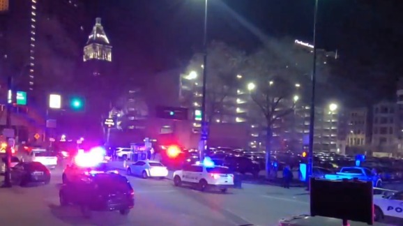 1 hospitalized after overnight shooting at bar in downtown Cincinnati