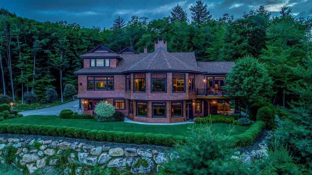 Mansion Monday: This Adirondack-style compound in Bartlett ...