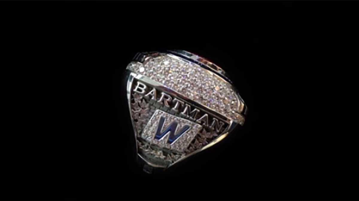 Bartman receives World Series ring