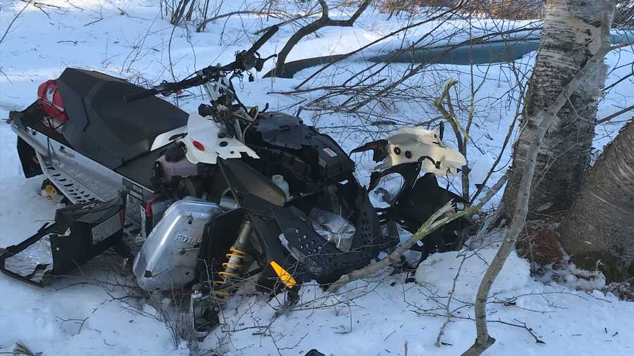 Baxter State Park snowmobile crash