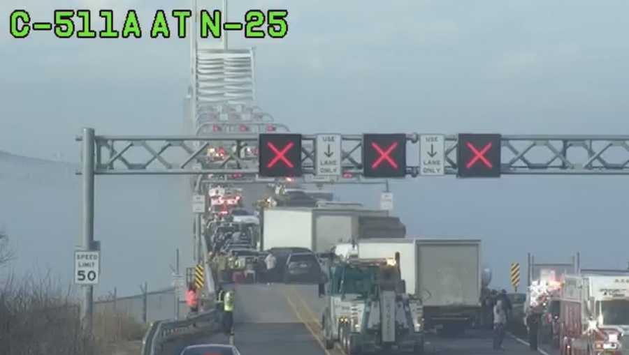 UPDATE Bay Bridge westbound lanes open following 23 vehicle