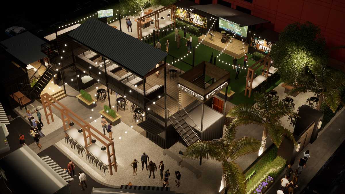 Bay Street Yard food truck, event venue set to open downtown Fort Myers