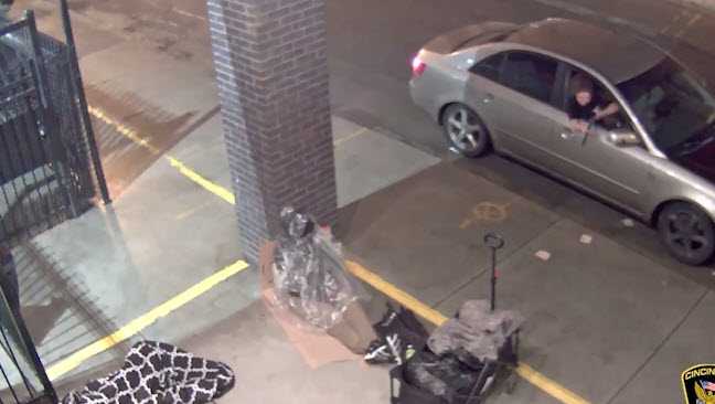 Cincinnati police looking for group concentrating on homeless folks, taking pictures them with BB gun