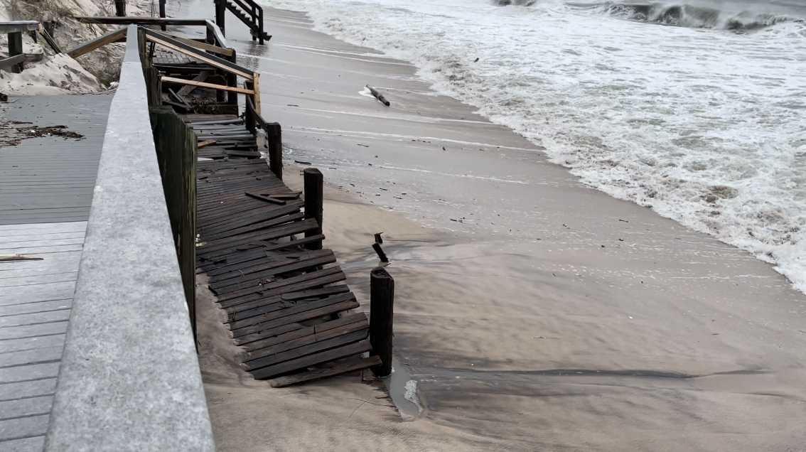'Still in the middle of this': Coastal erosion impacts Vero Beach as king tides and strong winds persist
