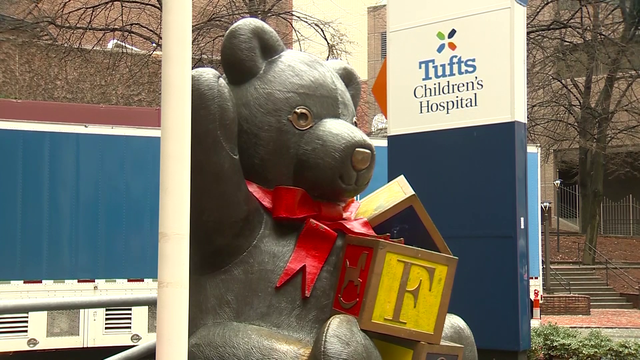 Boston's biggest teddy bear is here to stay at Tufts Medical Center