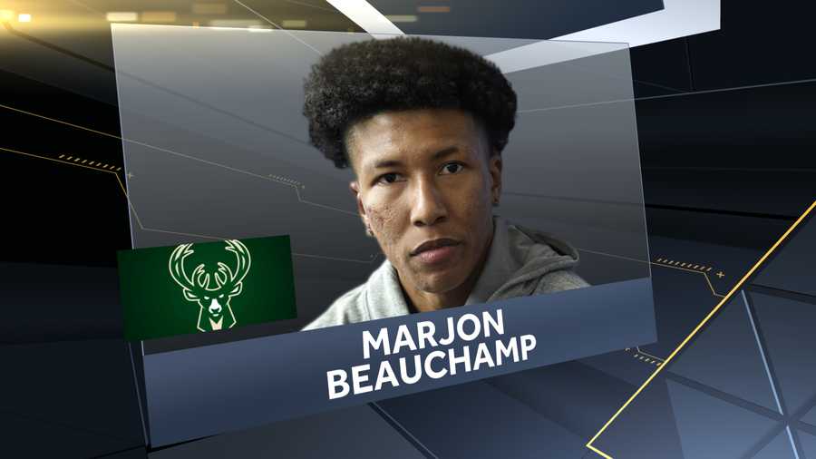 MarJon Beauchamp introduced by Milwaukee Bucks after being picked 24th