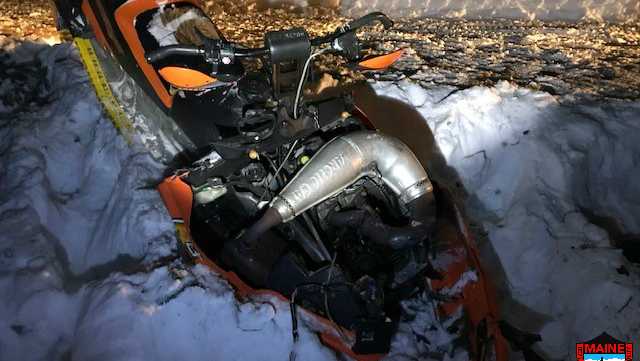 Madawaska snowmobile crash