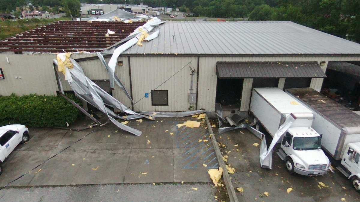 SLIDESHOW Damage left behind by a likely tornado in Garden City