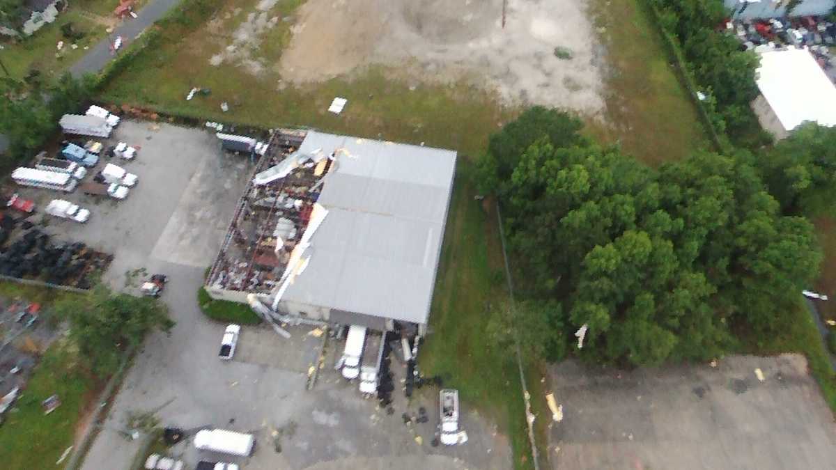SLIDESHOW Damage left behind by a likely tornado in Garden City