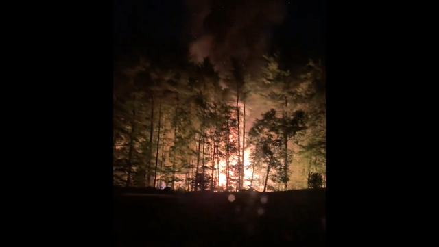 Crews in Bedford, New Hampshire, battle fire at barn