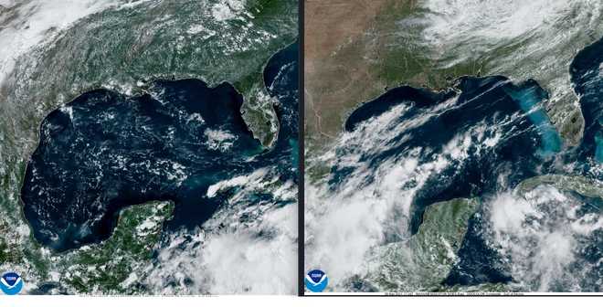 Cyclone Before And After