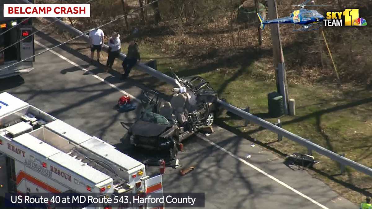 Man flown to Shock Trauma after crash in Belcamp