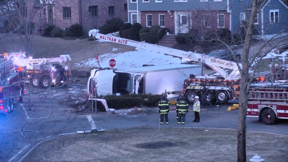 Driver dies in Belmont box truck crash