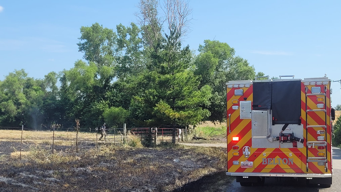 Big fire in Belton may be partly the result of hot weather