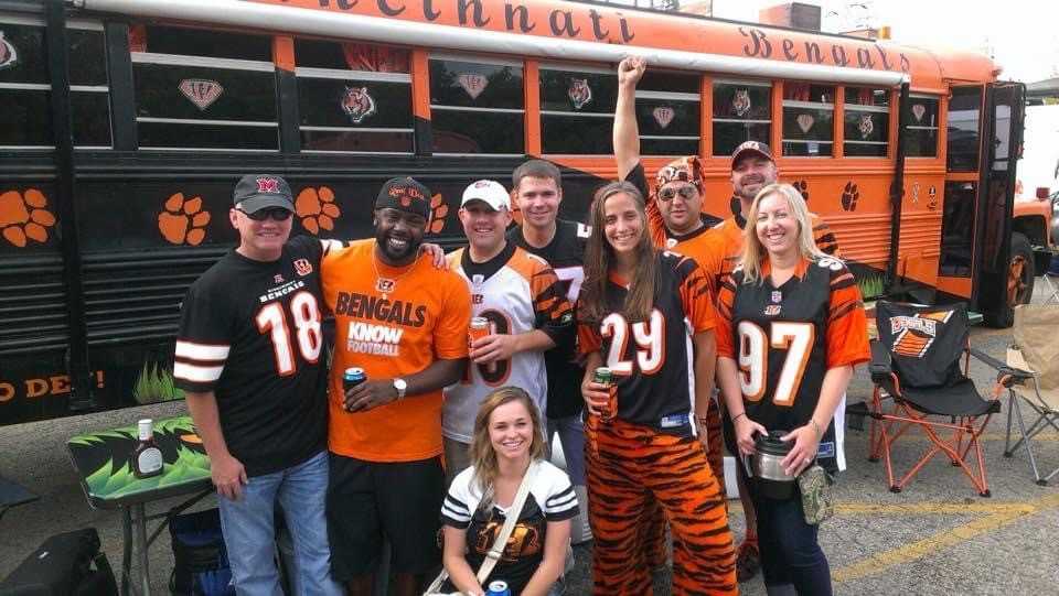 Longworth Hall tailgate Bengal V Steelers game 