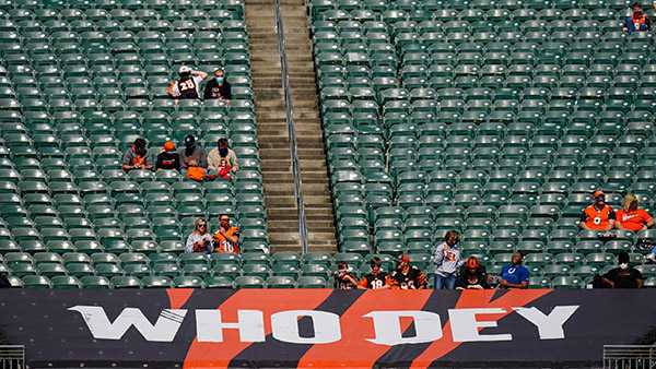 COVID-19 fan protocols as the Cincinnati Bengals host the Cleveland Browns  on Sunday, October 25, 2020