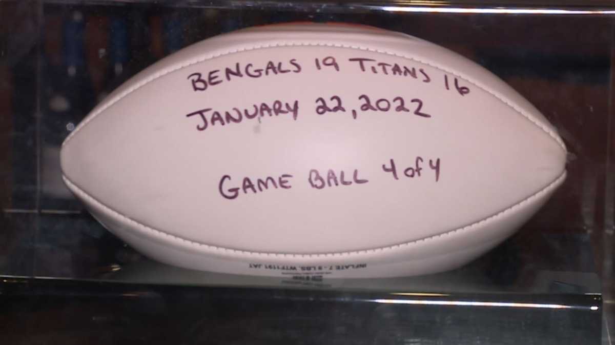 The city SHARES in this with us - Zac Taylor on game Bengals' ball  tradition