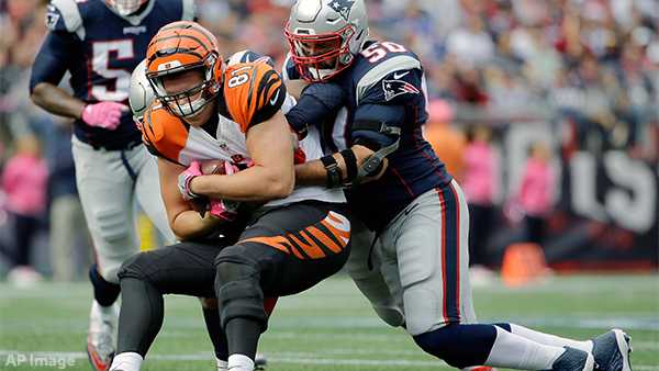 Bengals fall to 2-4 with 35-17 loss to Patriots