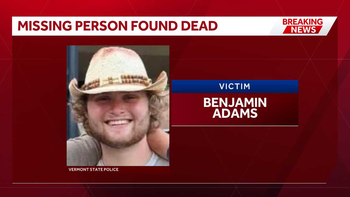 Missing Vermont man dies after crashing vehicle, police say