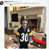 theScore on X: Ben Roethlisberger's son gets James Conner jersey