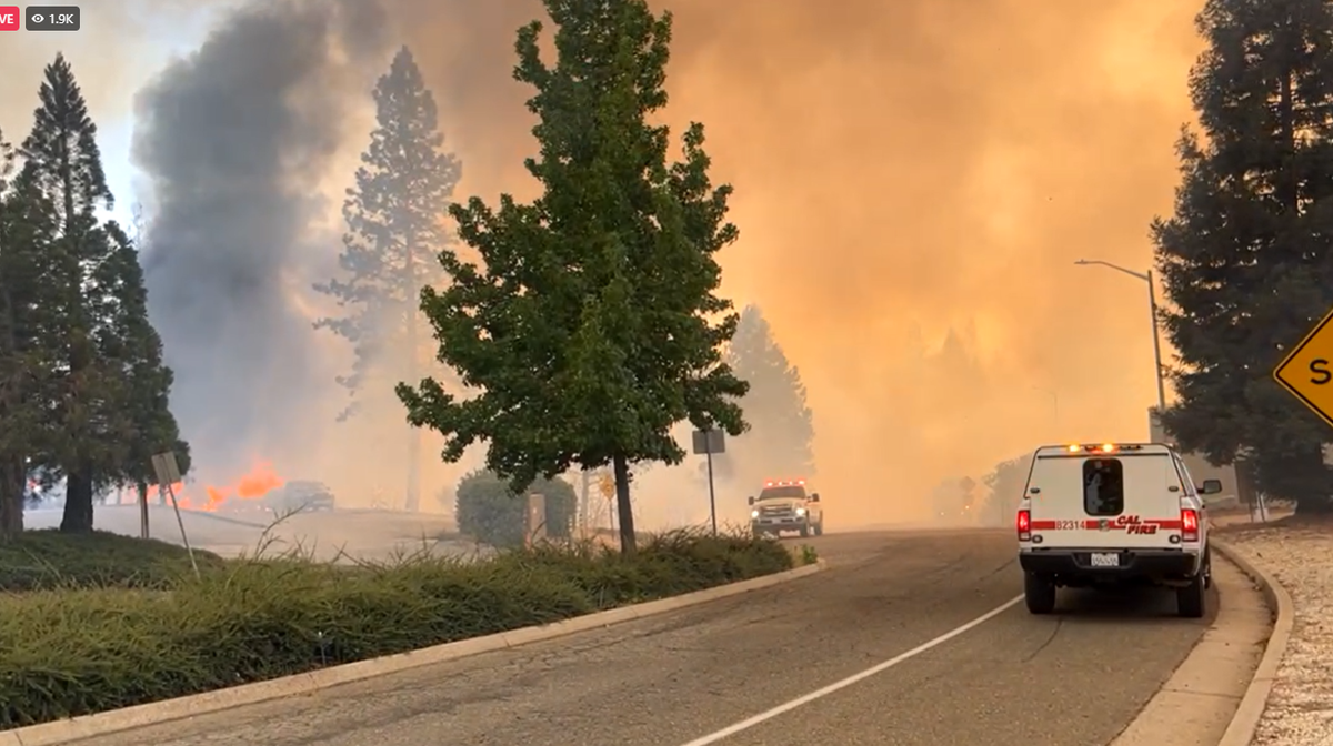 Fire Most Grass Valley evacuees able to return home