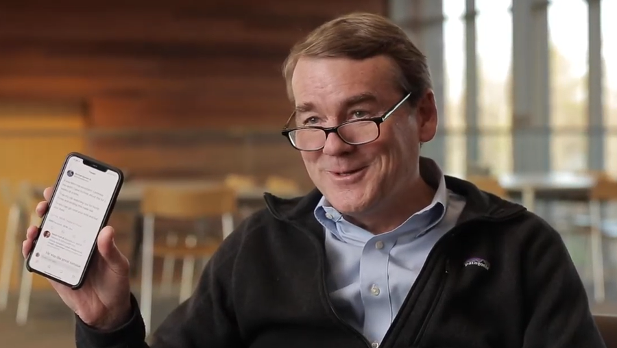 Michael Bennet in new TV ad 
