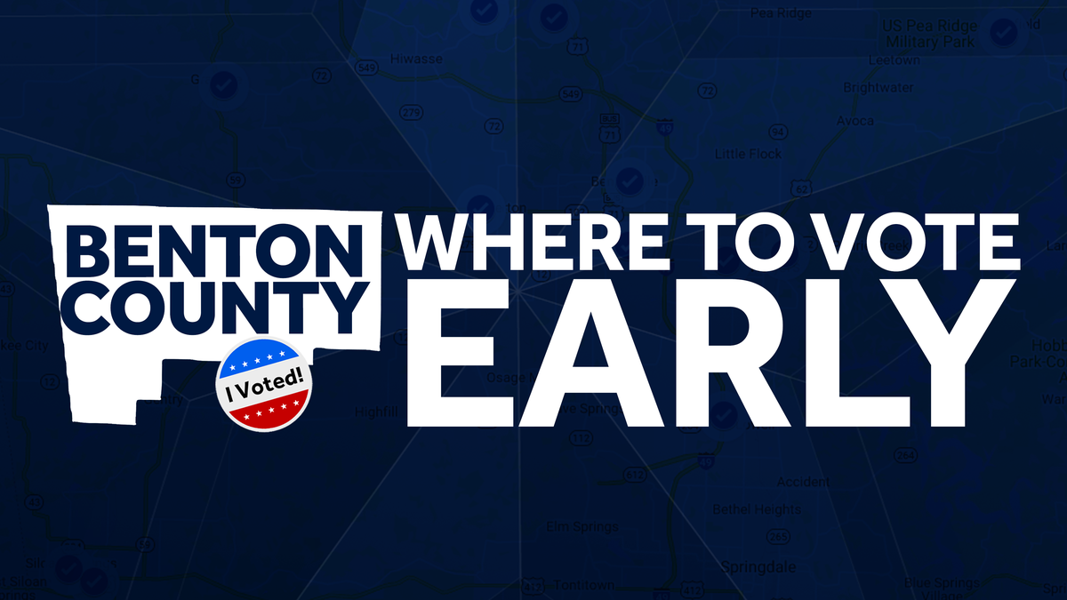 Map 2020 General Election Early Voting Sites In Benton County 8757