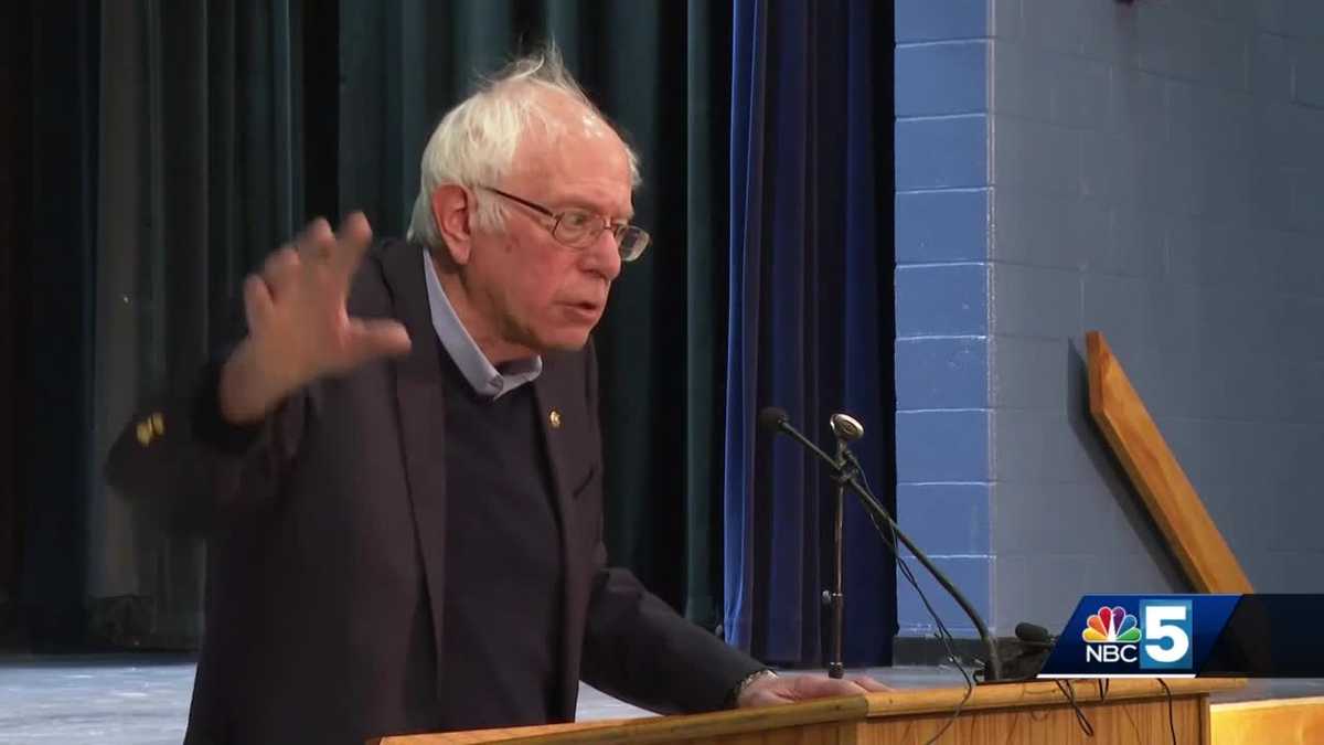 Sen. Sanders hosts town meeting with students in Essex Junction – WPTZ