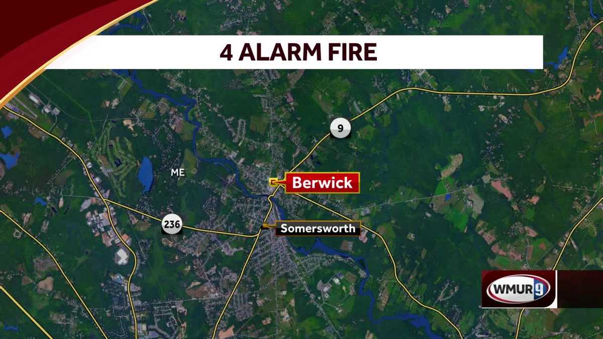 Crews from NH, Maine fight fire at Berwick apartment building