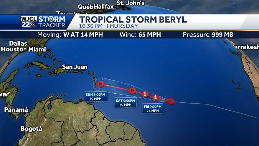 Weather Blog: Beryl Expected To Develop Into The First Hurricane Of The ...