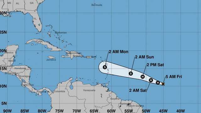 Beryl Becomes First Hurricane Of The Atlantic Season