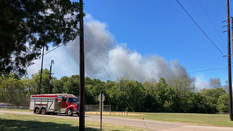 Bessemer elementary school evacuated after large fire breaks out at nearby scrapyard