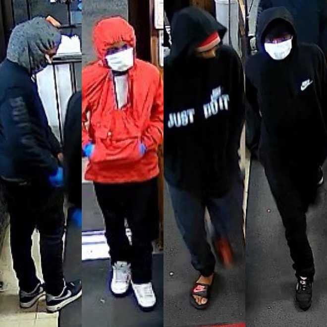 Birmingham PD: 4 suspects sought in armed robbery at Dee's Package Store