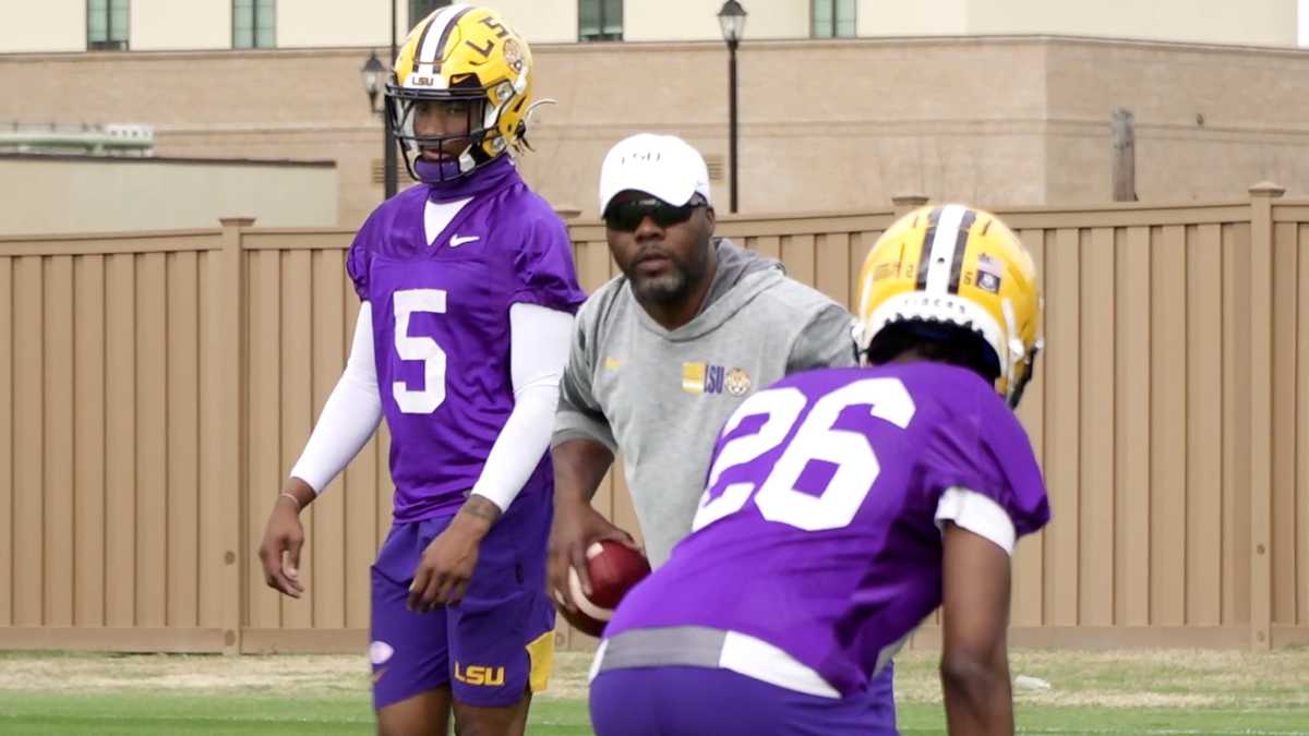 LSU starts week two of spring ball with a new installation