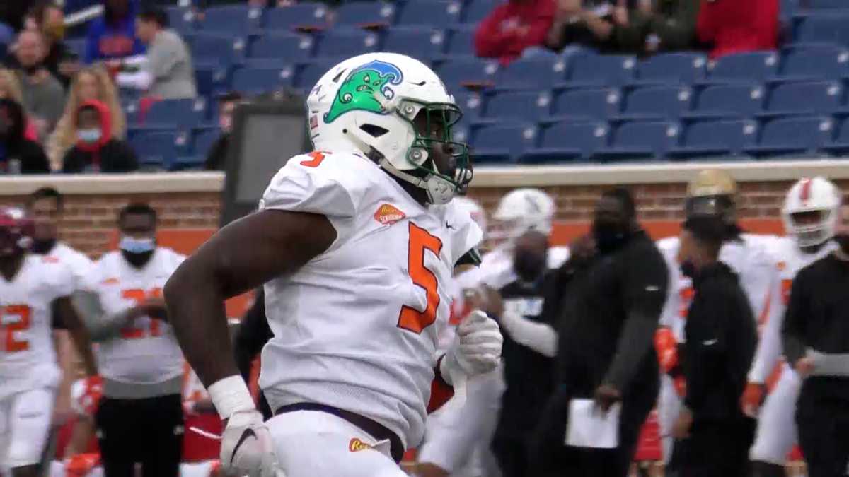 Cameron Sample is Making Waves at the 2021 Reese's Senior Bowl - Tulane  University Athletics