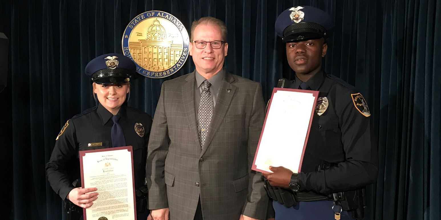 Birmingham Police Officers Recognized At The State Capitol