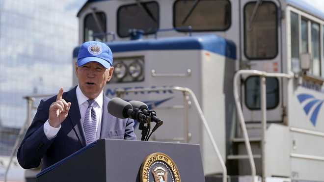 President&#x20;Joe&#x20;Biden&#x20;speaks&#x20;during&#x20;an&#x20;event&#x20;to&#x20;mark&#x20;Amtrak&#x27;s&#x20;50th&#x20;anniversary&#x20;at&#x20;30th&#x20;Street&#x20;Station&#x20;in&#x20;Philadelphia,&#x20;Friday,&#x20;April&#x20;30,&#x20;2021.