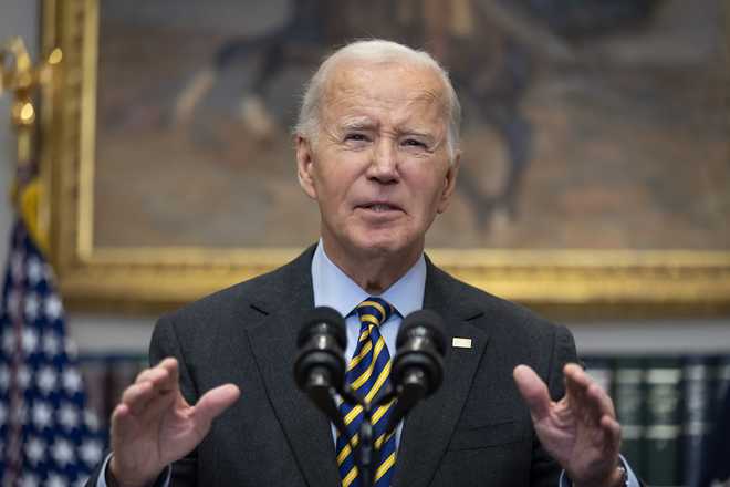 President&#x20;Joe&#x20;Biden&#x20;speaks&#x20;in&#x20;the&#x20;Roosevelt&#x20;Room&#x20;at&#x20;the&#x20;White&#x20;House&#x20;in&#x20;Washington,&#x20;on&#x20;Friday,&#x20;Jan.&#x20;10,&#x20;2025.