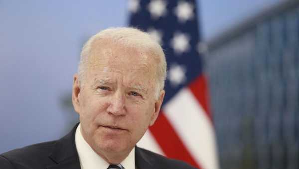 President Joe Biden meets with NATO Secretary General during a NATO summit at the North Atlantic Treaty Organization (NATO) headquarters in Brussels on June 14, 2021.