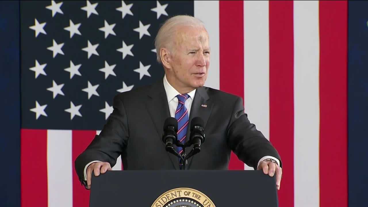 President Joe Biden Visits Superior, Wisconsin