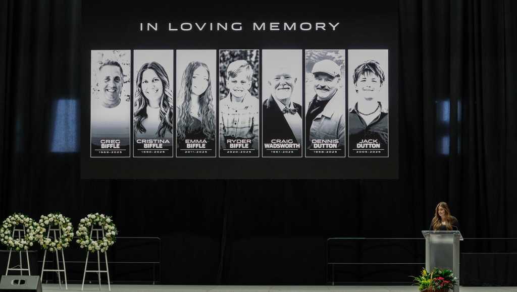 Ceremony remembers NASCAR's Greg Biffle, 6 others killed in plane crash