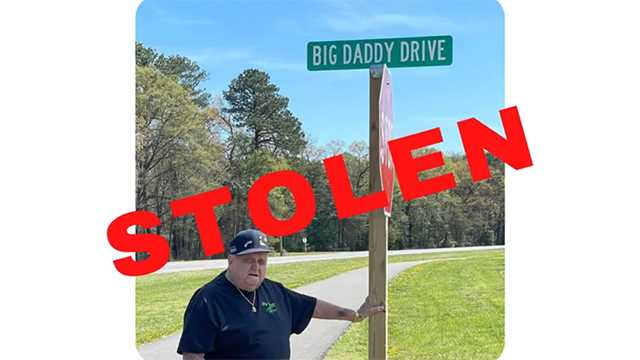 'Big Daddy Drive' street sign stolen from Route 8 in Stevensville - Vimarsana News