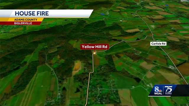 Adams County crews work on a house fire - Vimarsana News