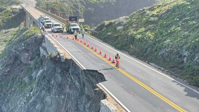 Highway 1 slip-out stabilization will be done by Memorial Day, Caltrans says - Vimarsana News