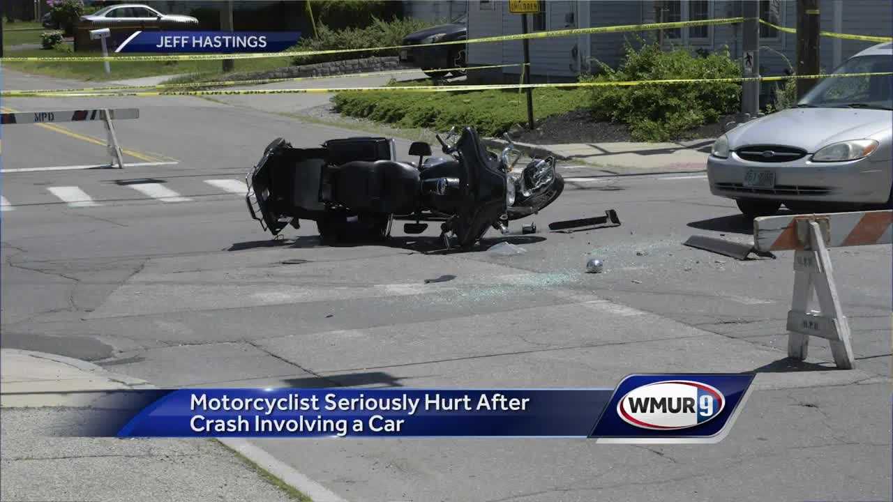 Motorcyclist Seriously Hurt After Crash Involving Car