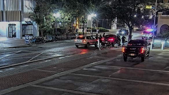 Orlando bike officers hit by BMW in shocking video