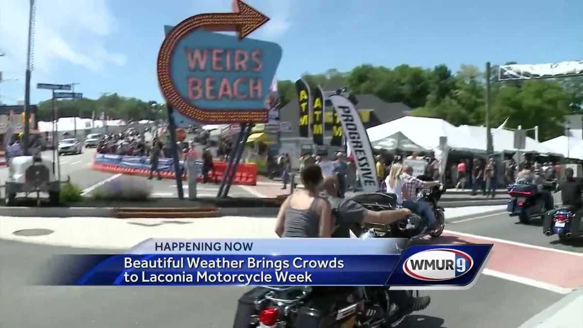 Beautiful weather draws crowds to Laconia Motorcycle Week