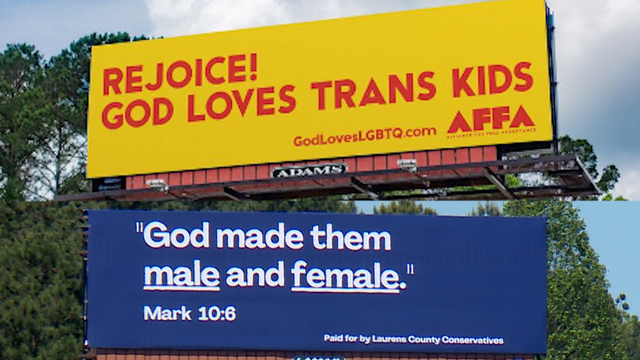 South Carolina: Billboard battle highlights LGBTQ debate on kids - Vimarsana News